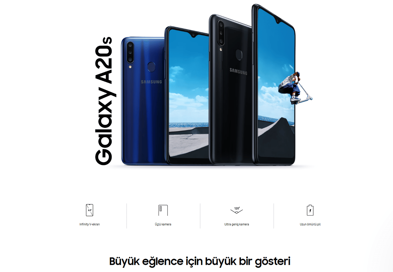 Yenilenmiş Samsung Galaxy A20s